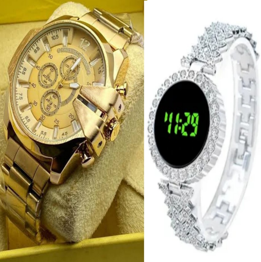 Crystal digital watch best sale