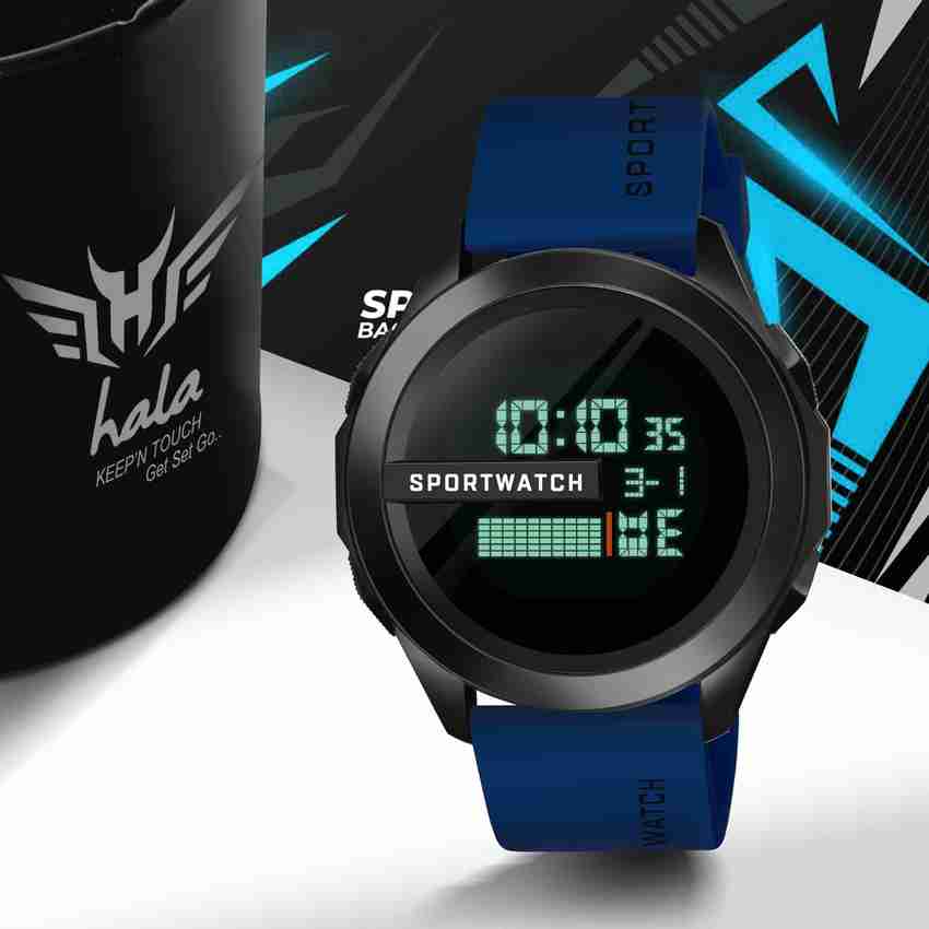 HALA hala 1140 6 Months Warranty Multifunction Watch Wrist Watch Alarm Blue Strap Sport Watch Digital Watch For Men Buy HALA hala 1140 6 Months Warranty Multifunction Watch Wrist Watch Alarm Blue