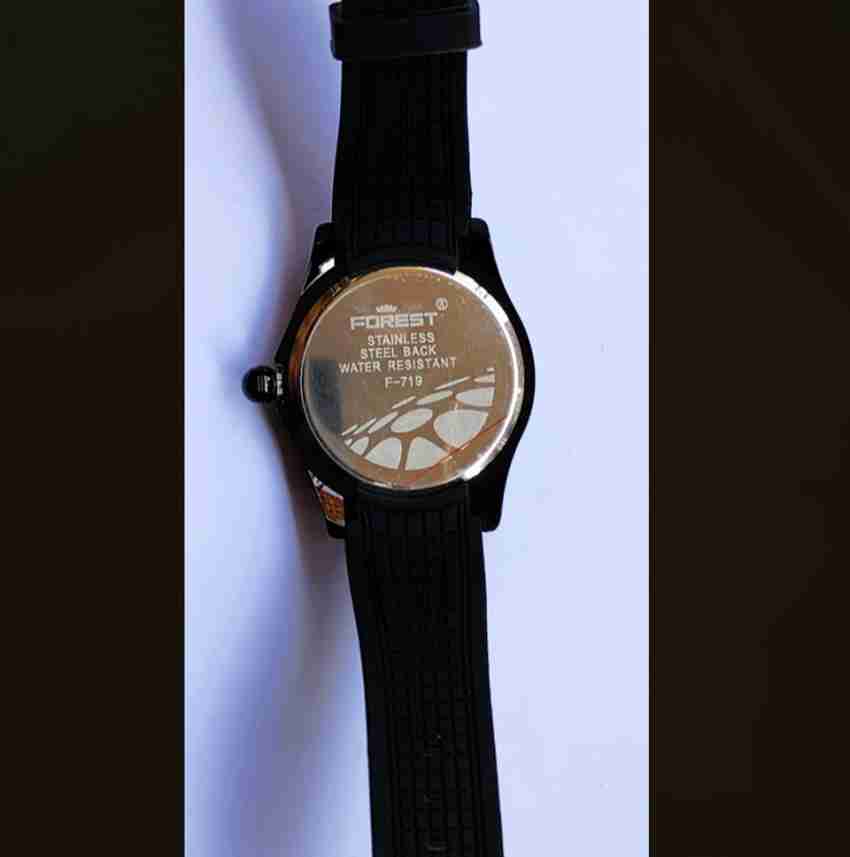 Forest stainless steel discount back water resistant