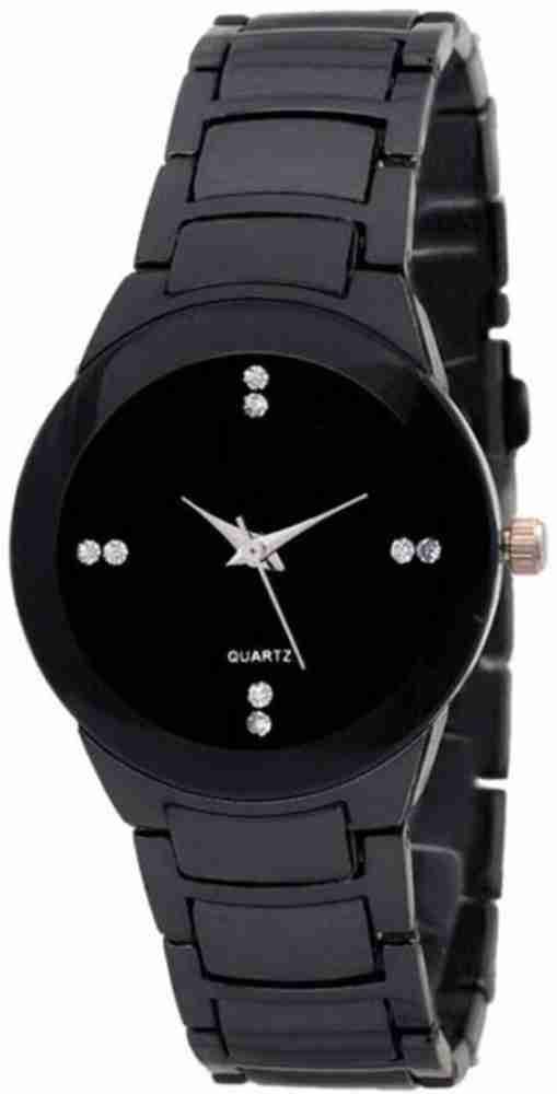 IIK Collection Black Dial with Black Bracelet Strap Analog Watch - For Men  - Buy IIK Collection Black Dial with Black Bracelet Strap Analog Watch -  For Men fiz-21 Online at Best