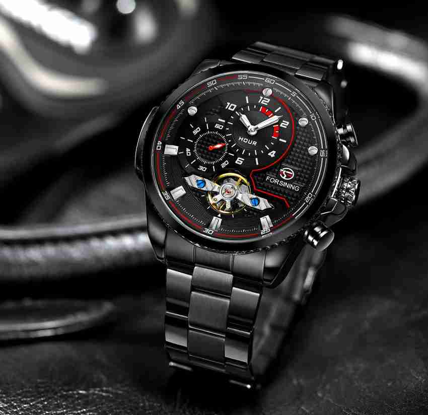 Automatic tachymeter watch best sale