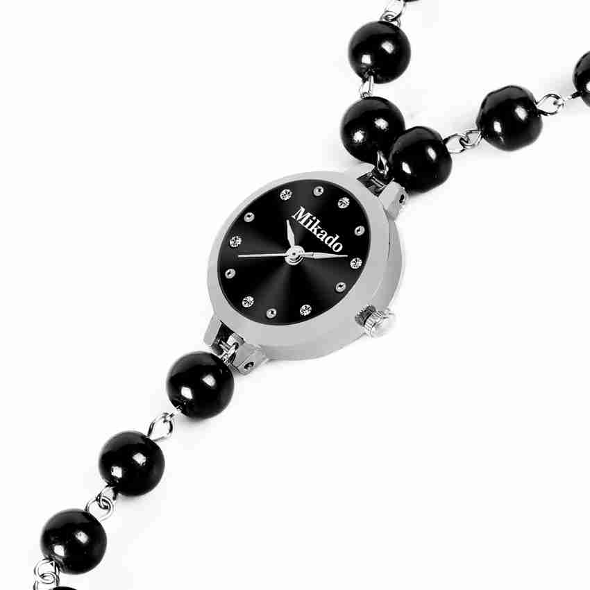 MIKADO Analog Watch For Women Buy MIKADO Analog Watch For Women Black Elegant Bracelet Creative Ring Attached Unique Analog Watch Girls Online at Best Prices in India Flipkart