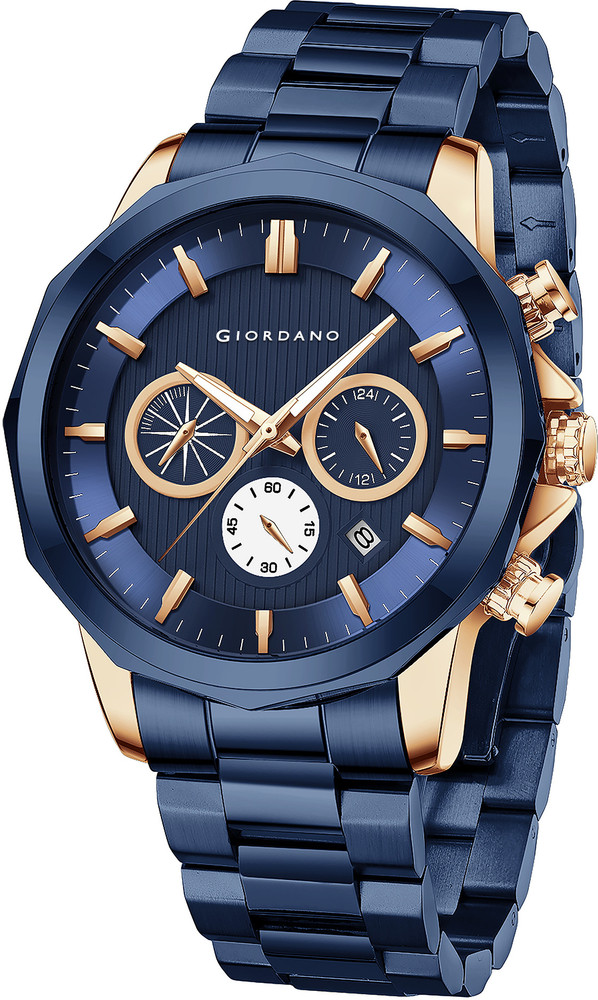 GIORDANO Giordano Analog Watch for Men Color Variant Stylish Metal Strap GZ 50036 44 Analog Watch For Men Buy GIORDANO Giordano Analog Watch for Men Color Variant Stylish Metal Strap
