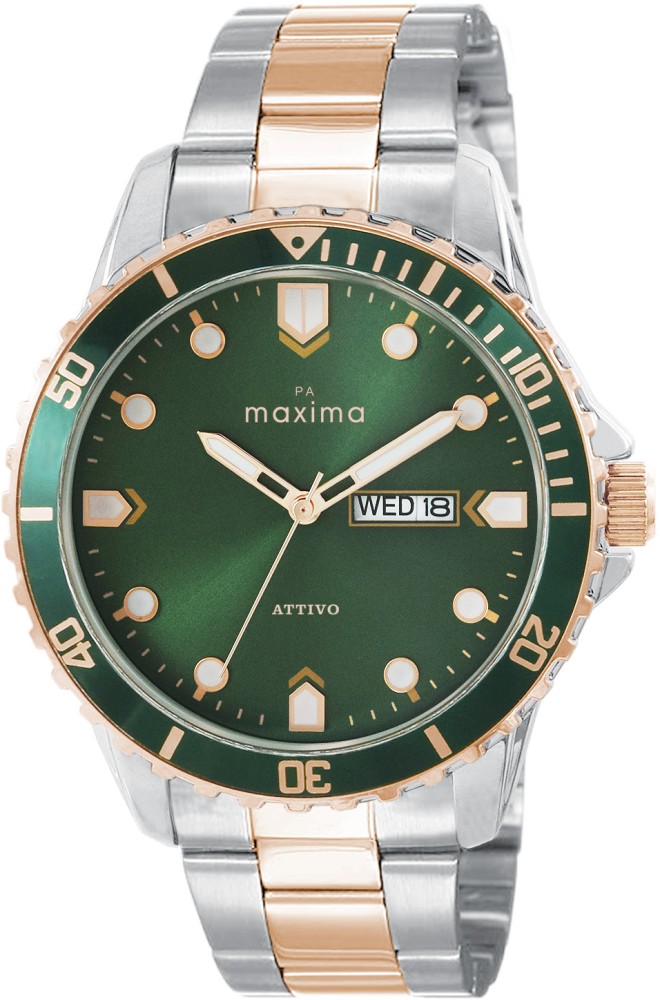 MAXIMA Attivo Collection Attivo Rose Gold Analog Watch For Men Buy MAXIMA Attivo Collection Attivo Rose Gold Analog Watch For Men O 68631CMGT Online at Best Prices in India Flipkart