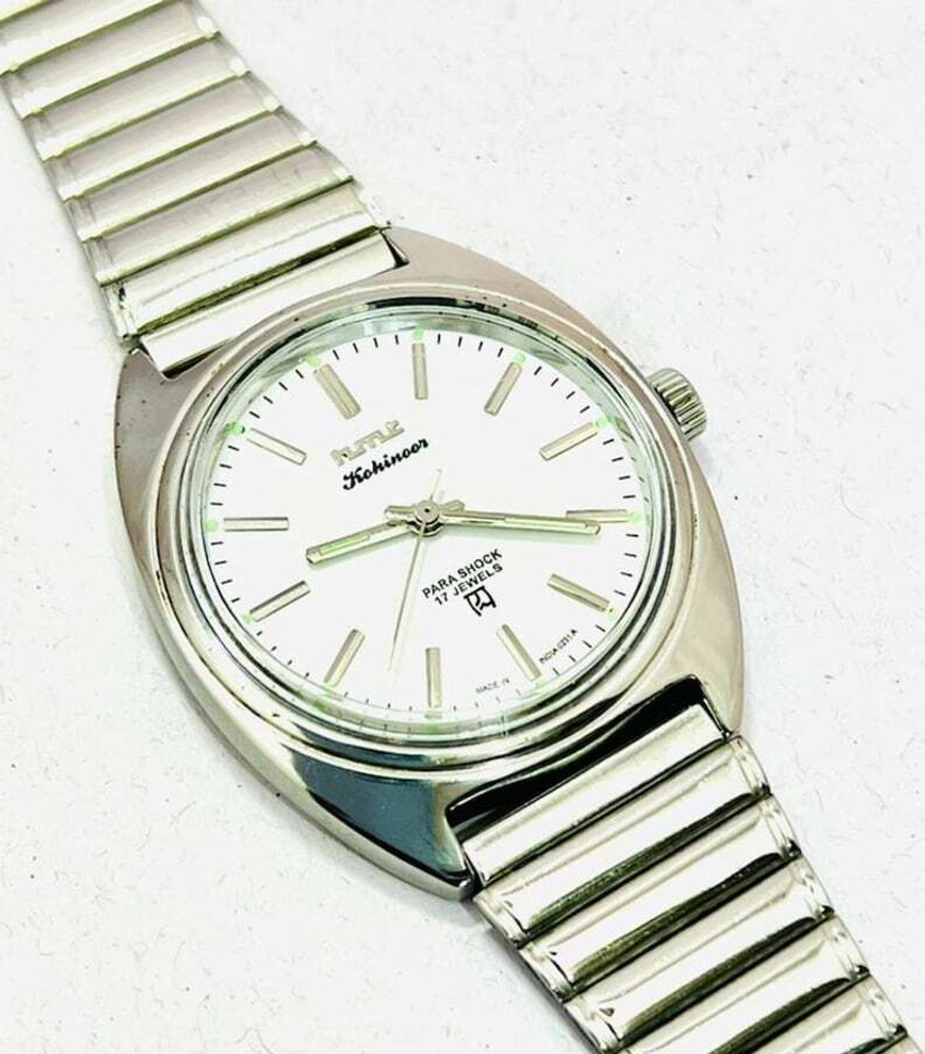 DIXOT Vintage HMT Kohinoor White Dial 17 Jewels Hand Winding Mens Wrist Watch Mechanical Hand Winding Analog Watch For Men Buy DIXOT Vintage HMT Kohinoor White Dial 17 Jewels Hand Winding Mens Wrist W...