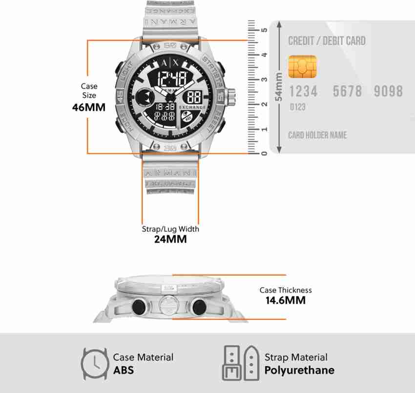 EXCHANGE For Watch Best Men Buy - ARMANI Men in For - A/X EXCHANGE Watch AX2965 India A/X Analog-Digital ARMANI at Online - Prices Analog-Digital