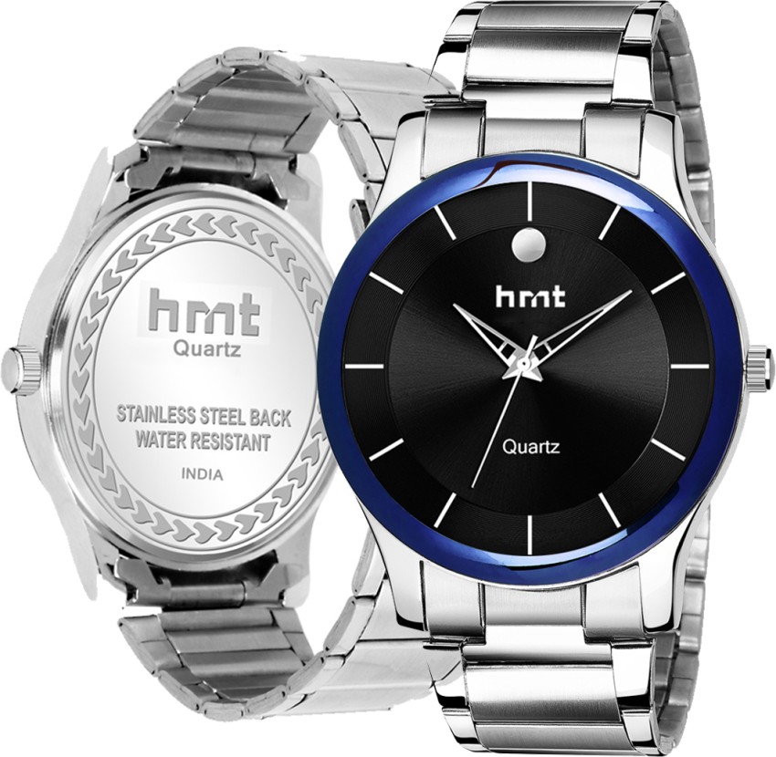 hrnt HMTS B9037 B9037 SteelChain Blue Watch Analogue Branded