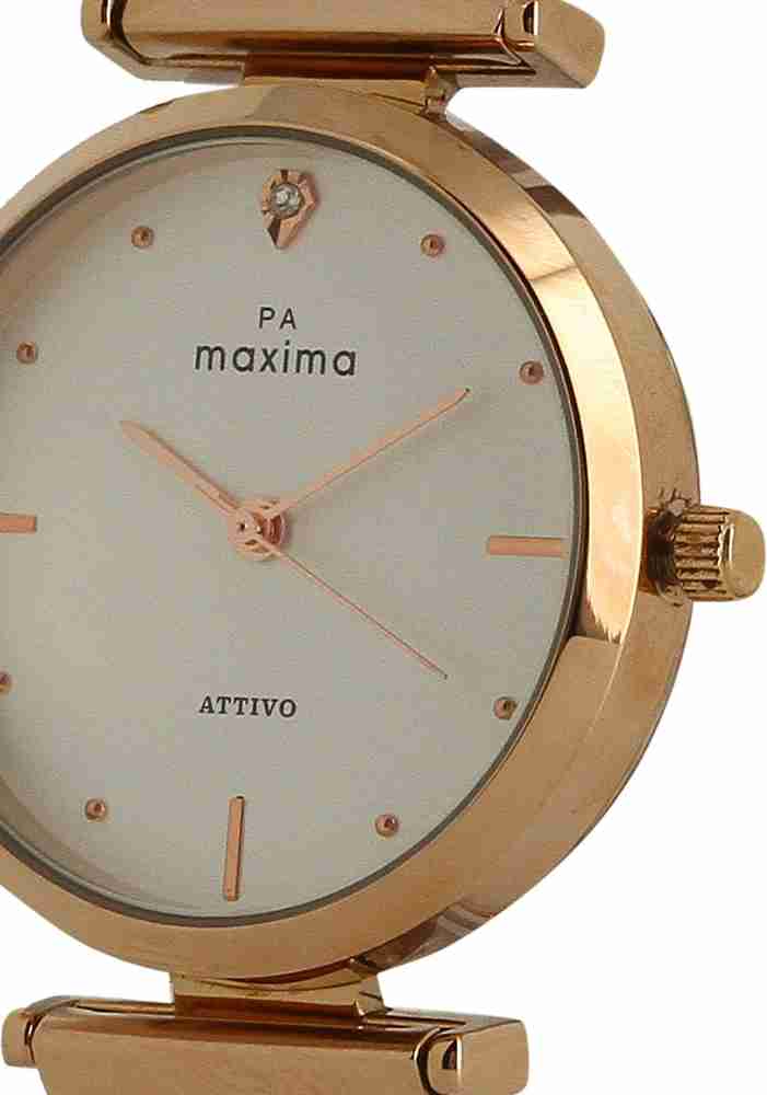 Maxima rose gold discount watches