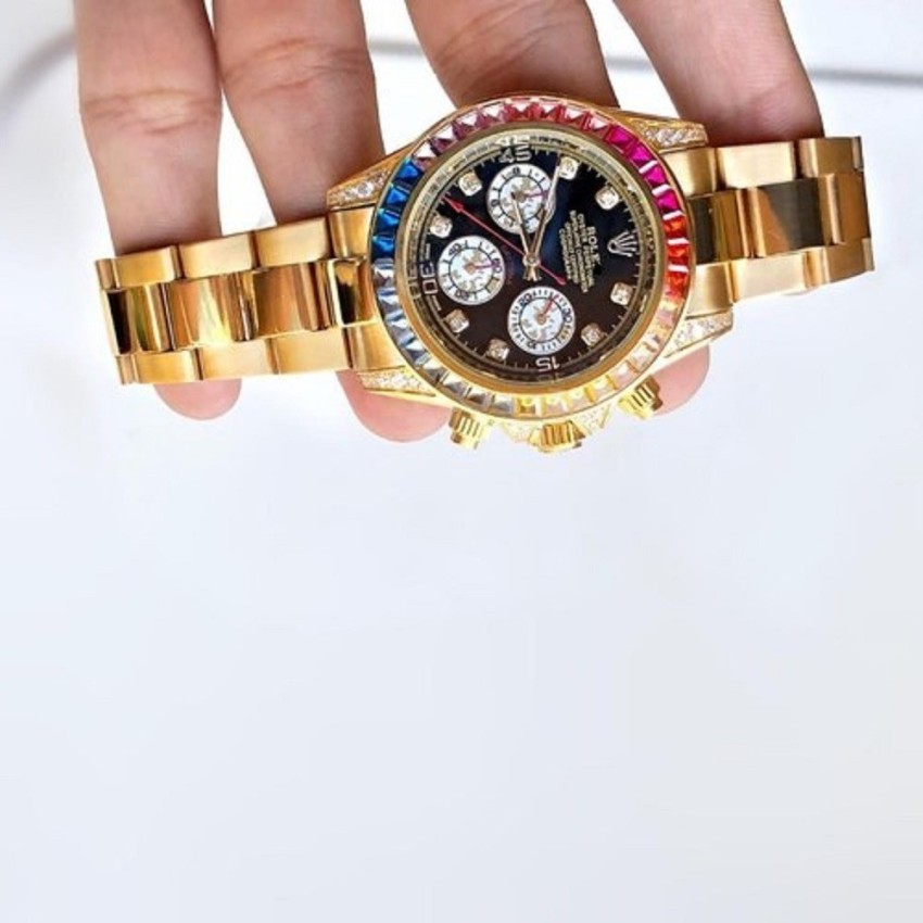 Rolex daytona sale raingold 9655 price