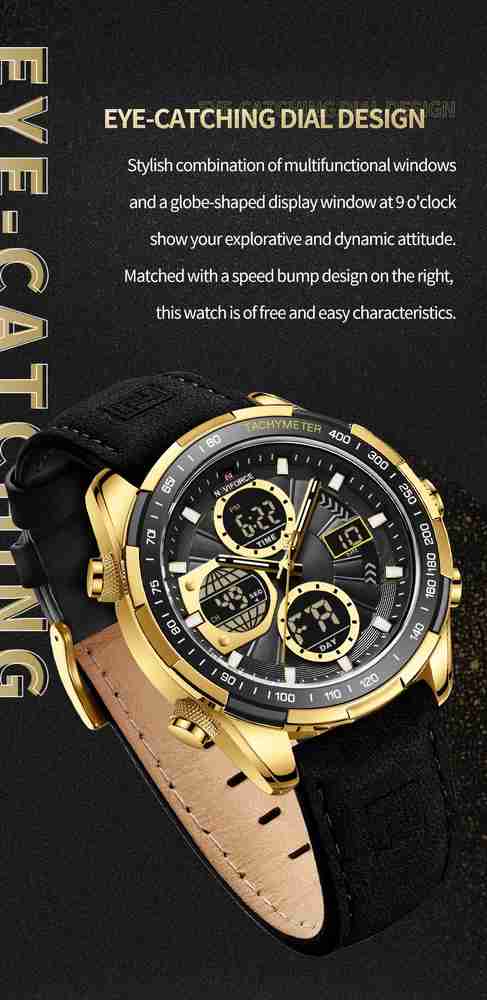 NAVIFORCE Analog Digital Watch For Men Buy NAVIFORCE Analog