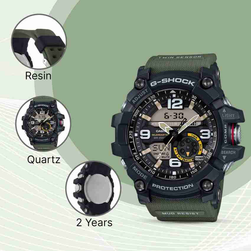 CASIO GG 1000 1A3DR G Shock GG 1000 1A3DR Analog Digital Watch For Men