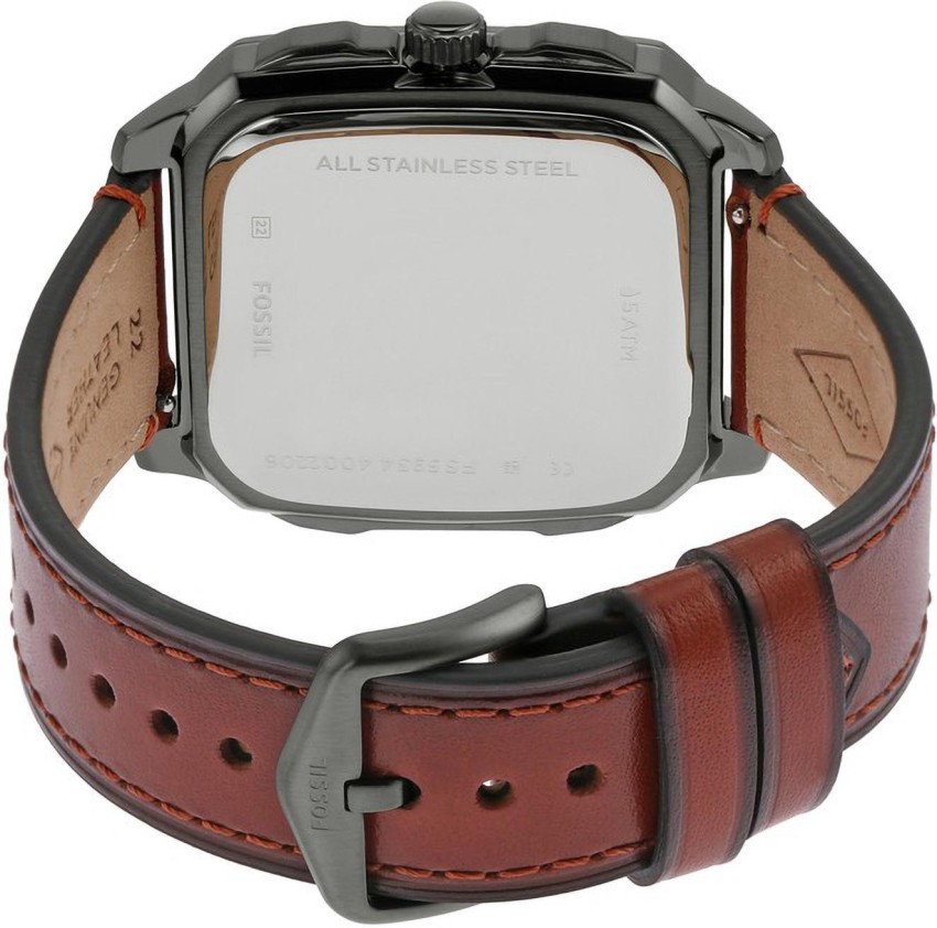 FOSSIL Inscription Inscription Analog Watch - For Men - Buy FOSSIL