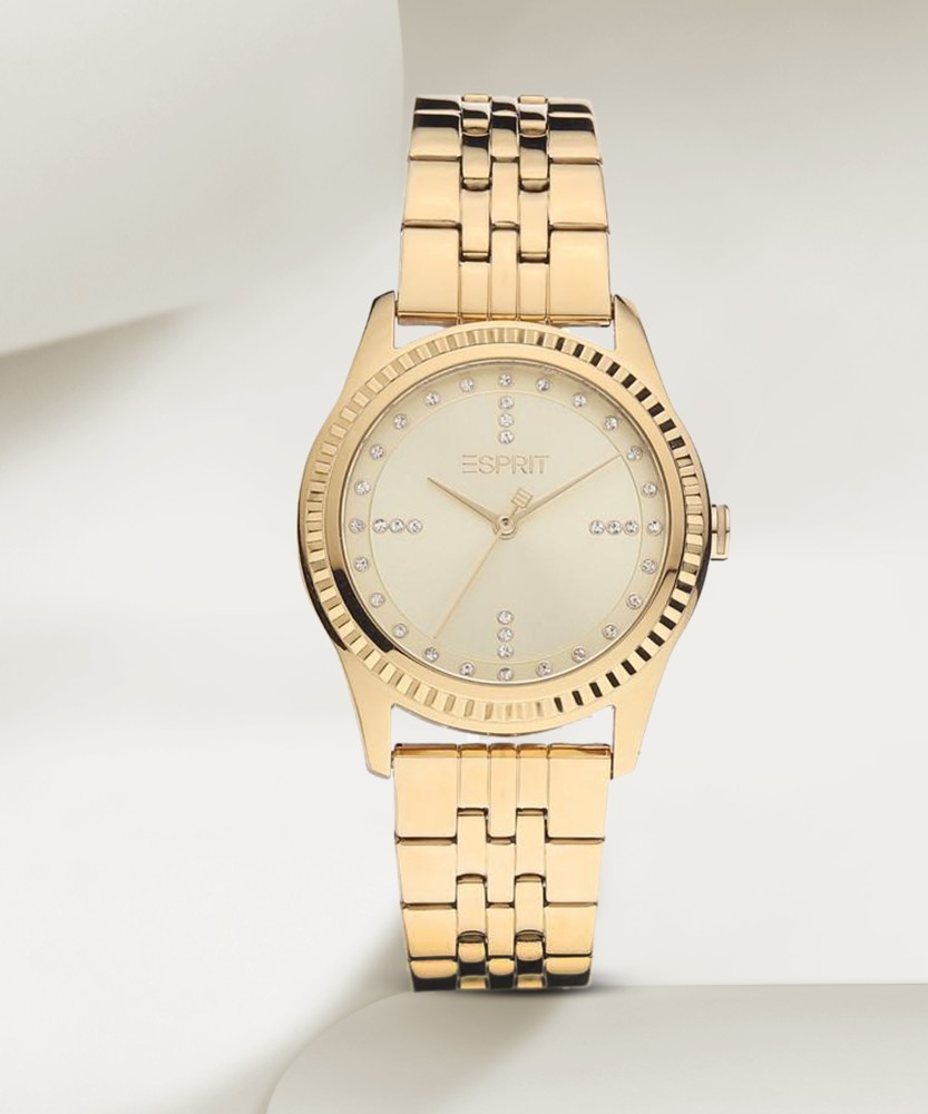 Esprit on sale gold watch