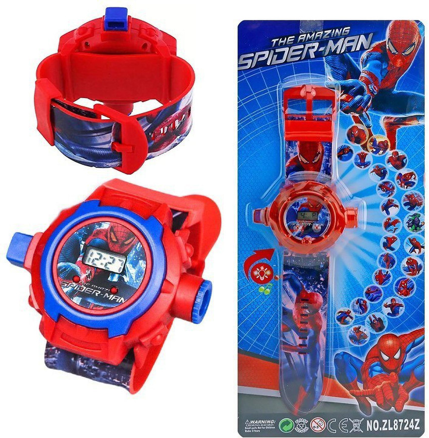 Digital spiderman watch outlet