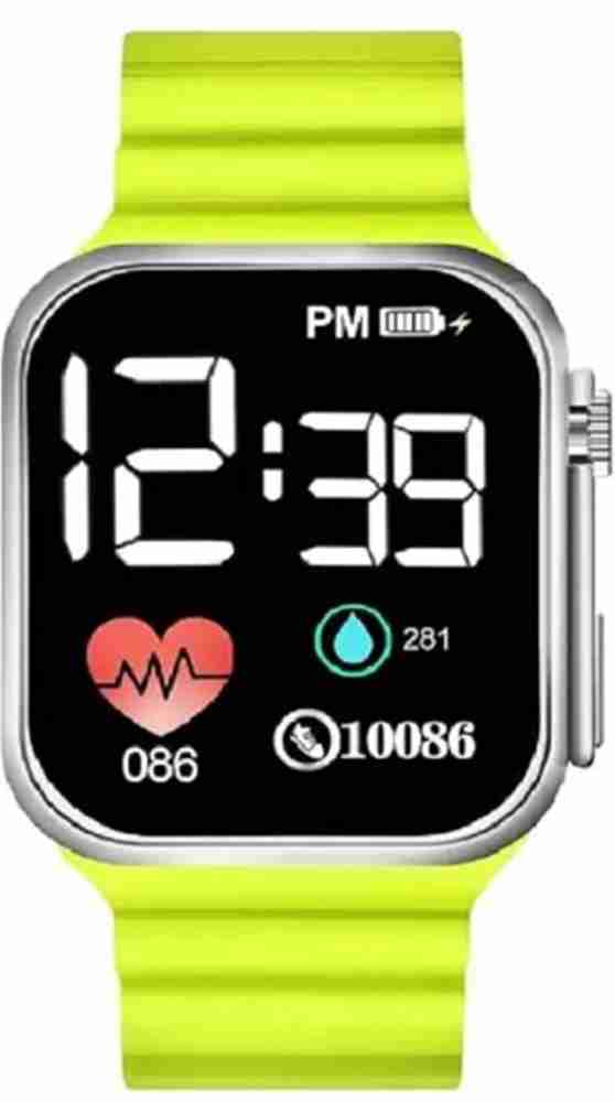 Neon discount digital watch