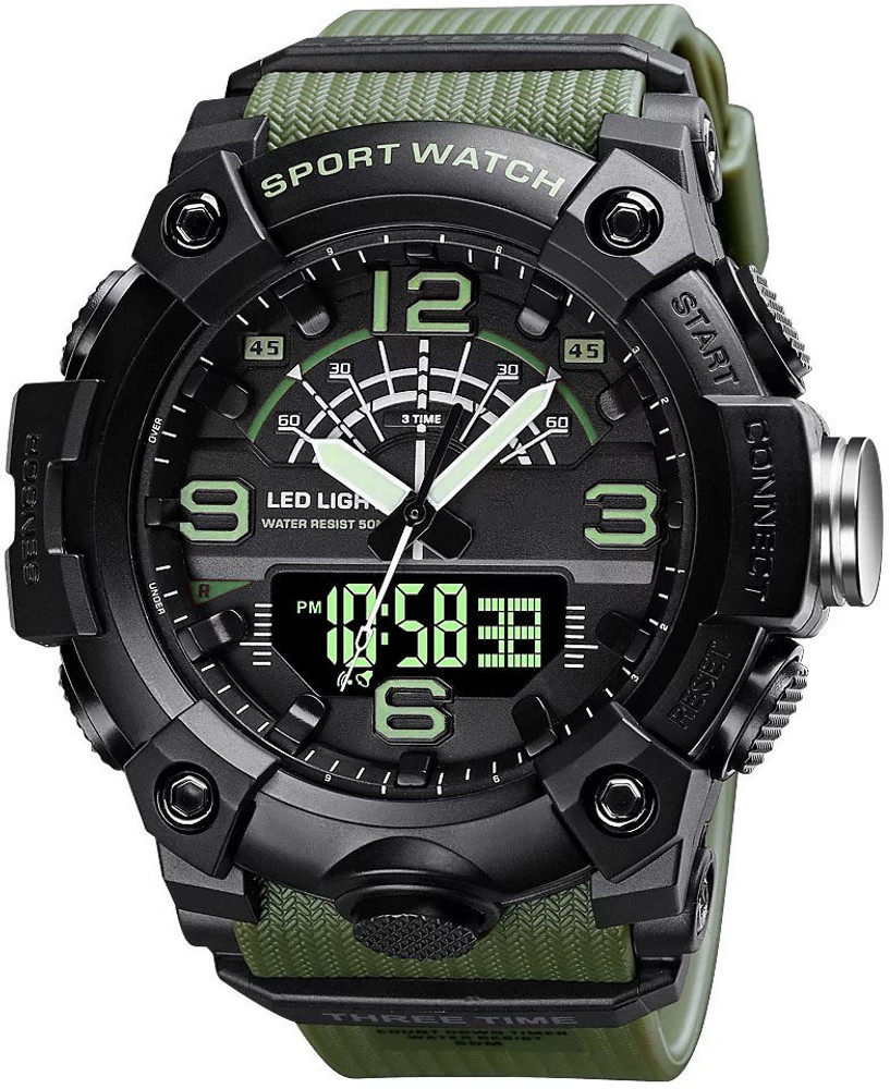 Shocknshop Multifunctional Black Dial Outdoor Sports Stylish Analog Digital Watch For Men Buy Shocknshop Multifunctional Black Dial Outdoor Sports Stylish Analog Digital Watch For Men W02GRN Online at...