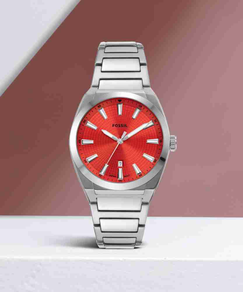 Fossil deals red watch