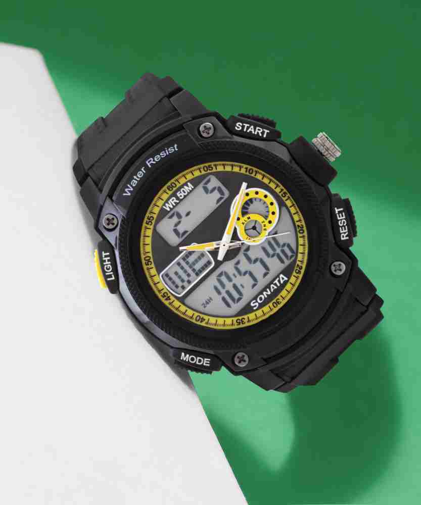 Sonata watch best sale analog digital