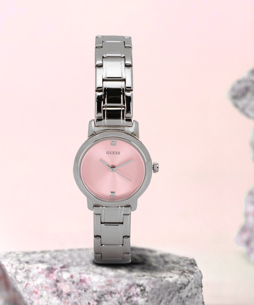 Guess pink outlet watch