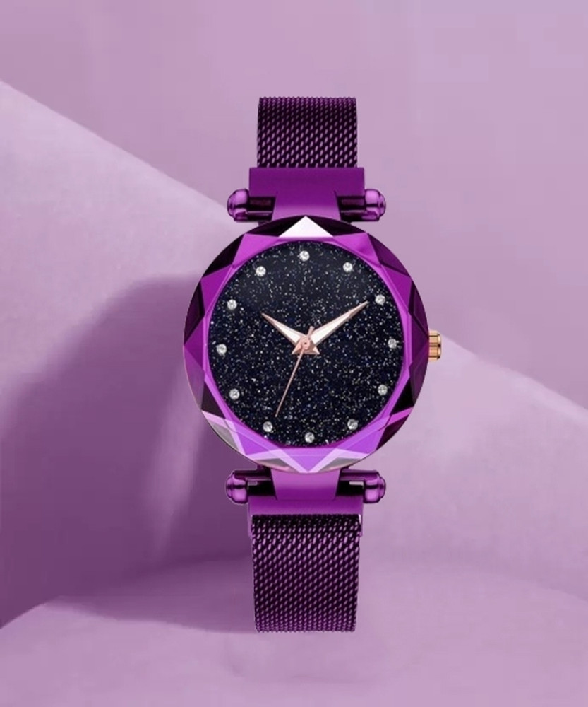 Starry sky watch with magnetic watch band online
