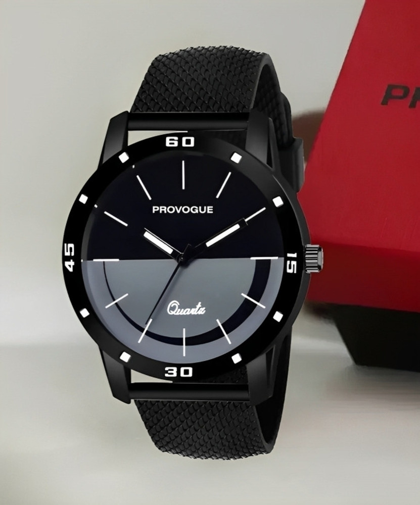 PROVOGUE wrist watches for men and boys Provogue Premium Quality All Black Functioning Long Life quartz Analog Watch For Men Buy PROVOGUE wrist watches for men and boys Provogue Premium