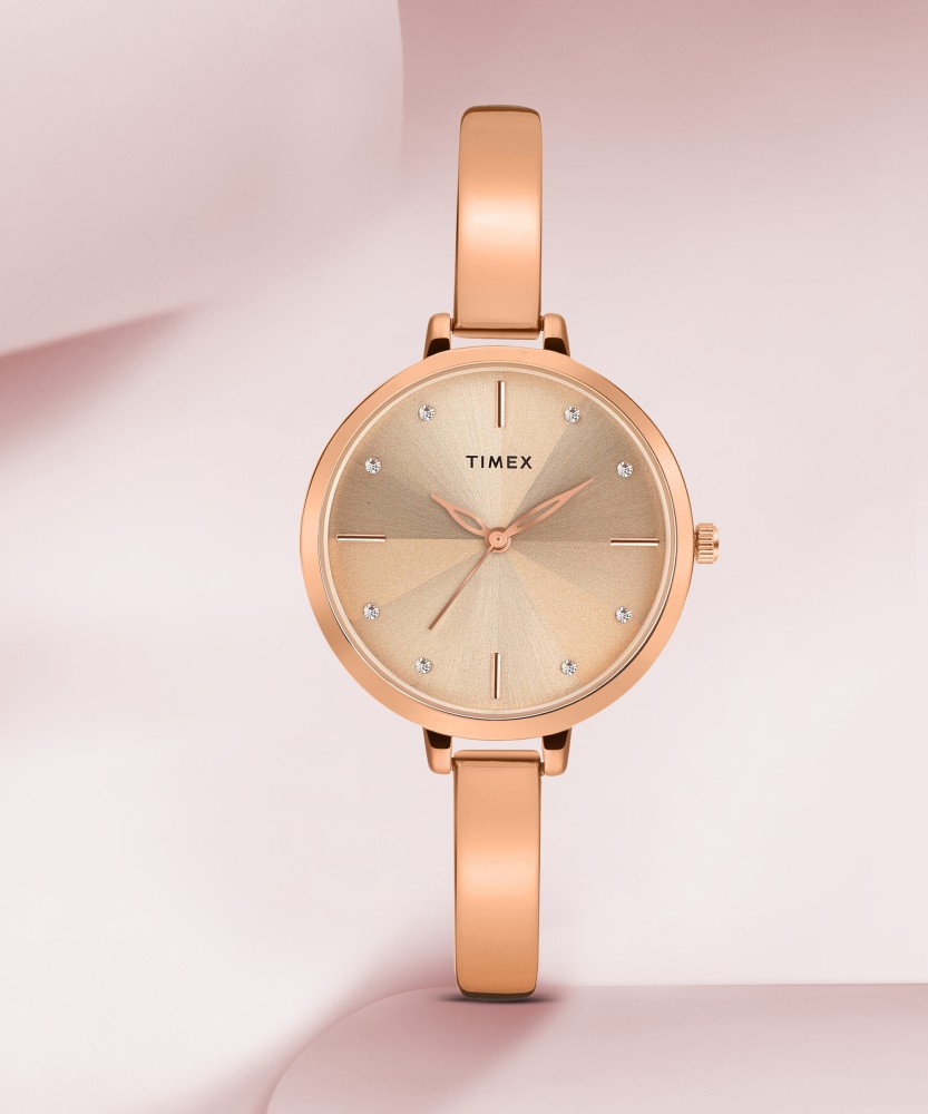 Flipkart rose hotsell gold watch