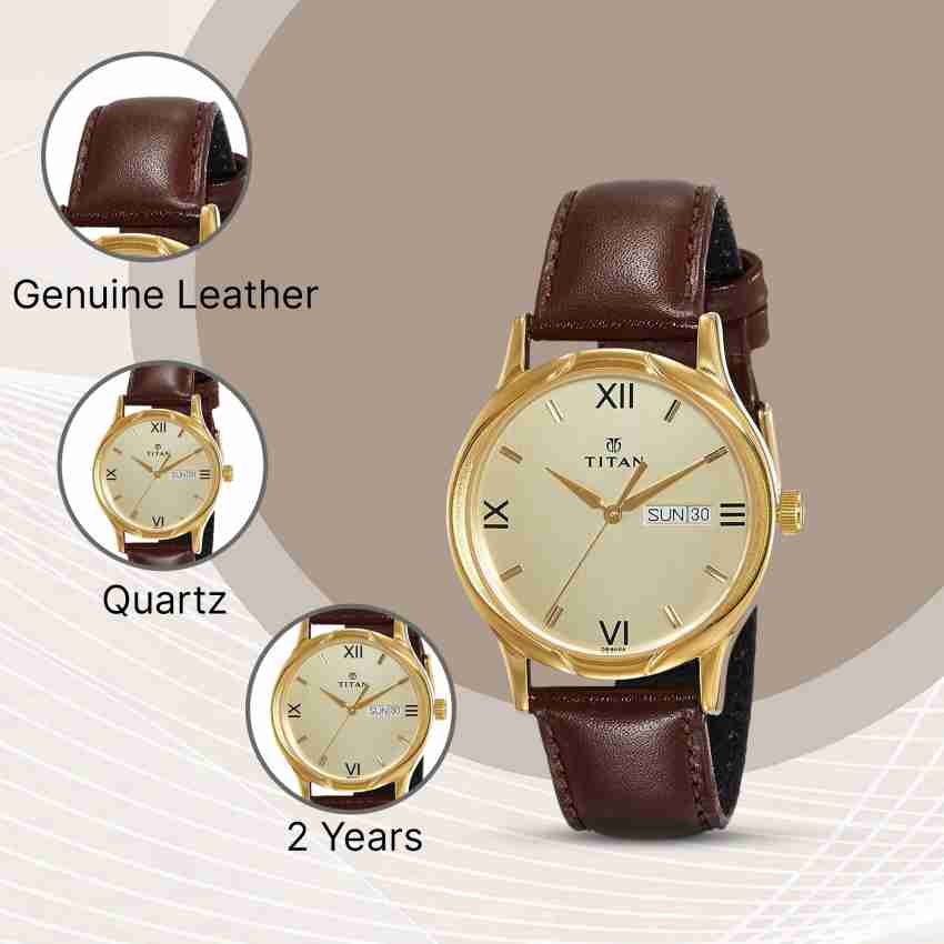 Titan 1580yl05j sale leather analog