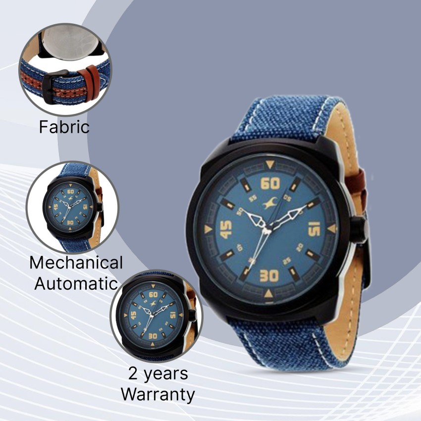 Fastrack watch best sale blue strap