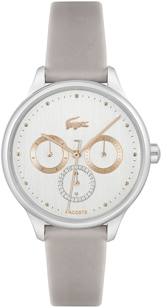 White lacoste discount watch women's