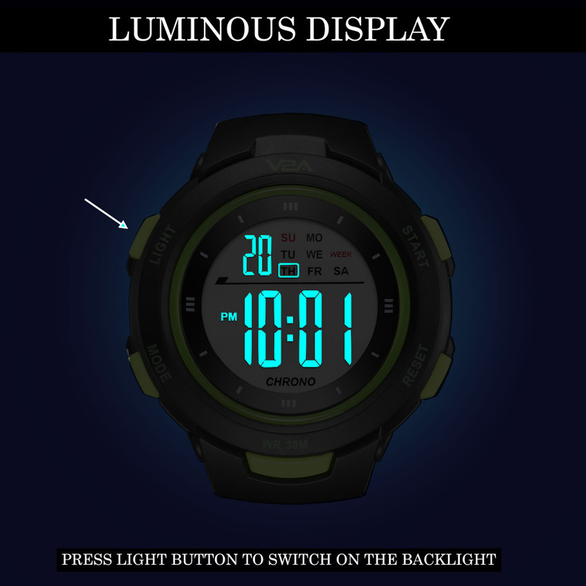 V2A Digital Watch Kids Watch Unisex Child Between 4 to 13 Years of
