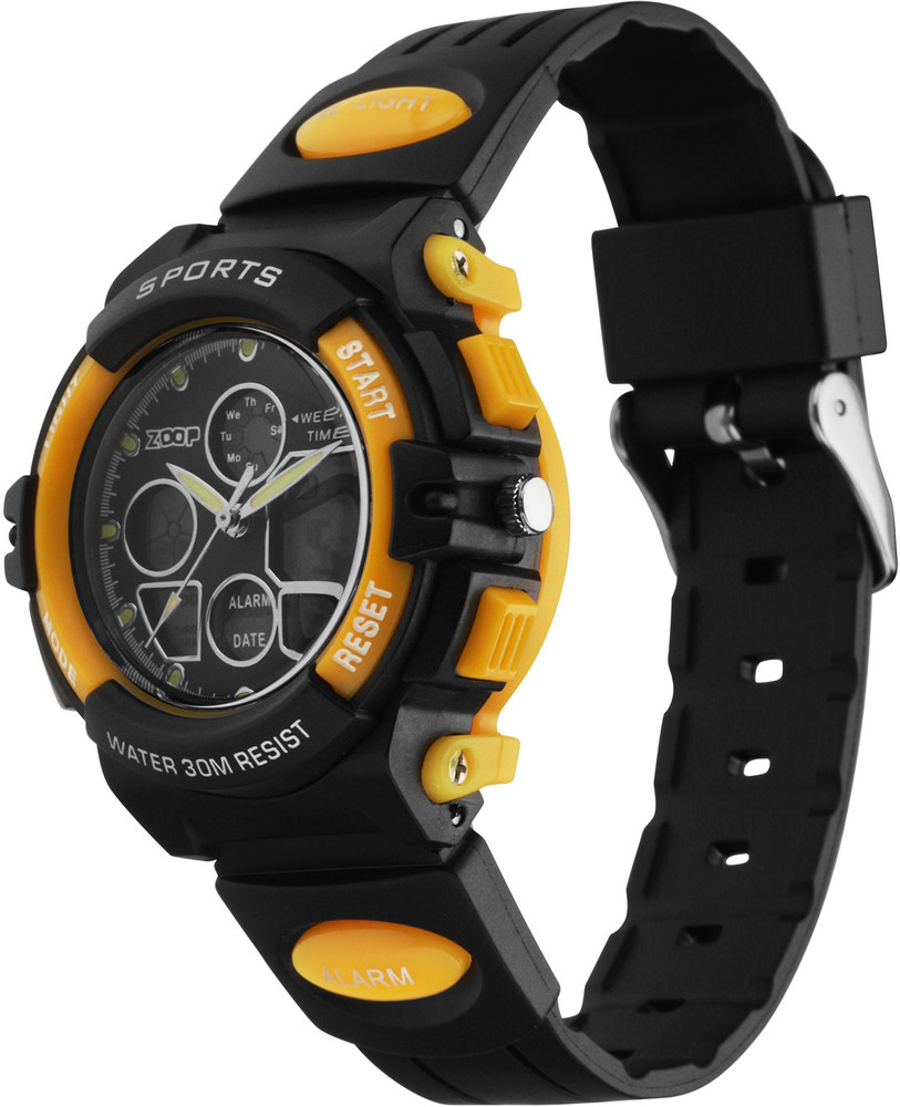 How to reset time shop in zoop digital watch
