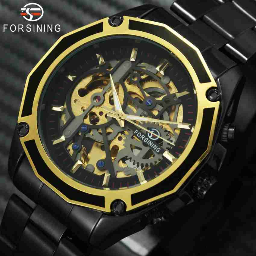 Forsining See Through Back Self Winding Automatic Mechanical Business  Luxurious Automated Movement Analog Watch - For Men - Buy Forsining See  Through Back Self Winding Automatic Mechanical Business Luxurious Automated  Movement Analog