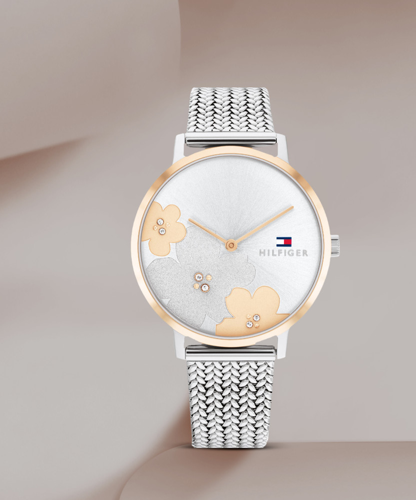 Tommy hilfiger shop women's silver watch