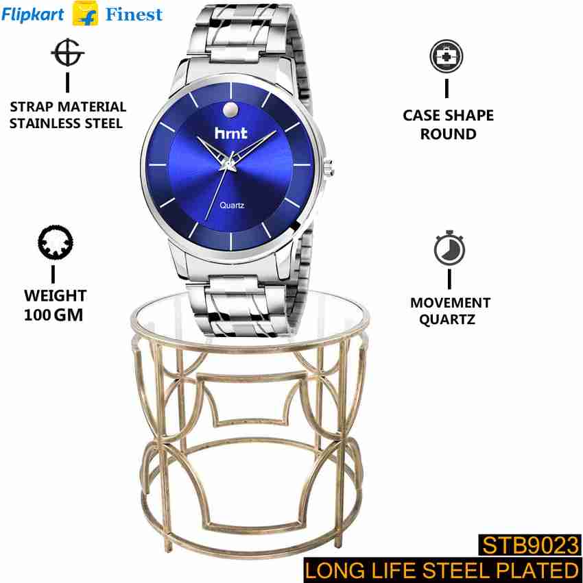 hrnt TS B9023 B9023 Bold Blue Dial StainlessSteel Blue Mens Chain Watch Branded Watch Analog Watch For Men Buy hrnt TS B9023 B9023 Bold Blue Dial StainlessSteel Blue Mens Chain Watch