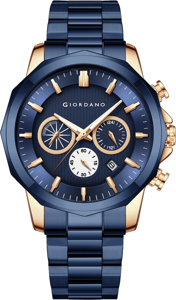 GIORDANO Giordano Analog Watch for Men Color Variant Stylish Metal Strap GZ 50036 44 Analog Watch For Men Buy GIORDANO Giordano Analog Watch for Men Color Variant Stylish Metal Strap