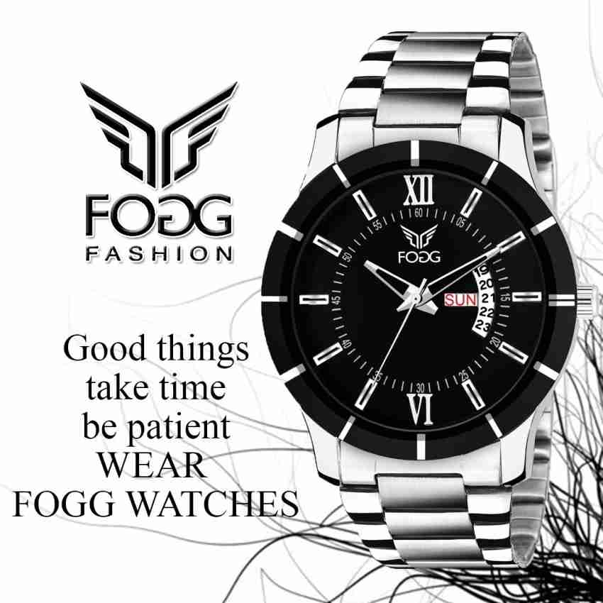 FOGG 2046 BK Day and Date Analog Watch For Men Buy FOGG 2046 BK Day and Date Analog Watch For Men 2046 BK Online at Best Prices in India Flipkart