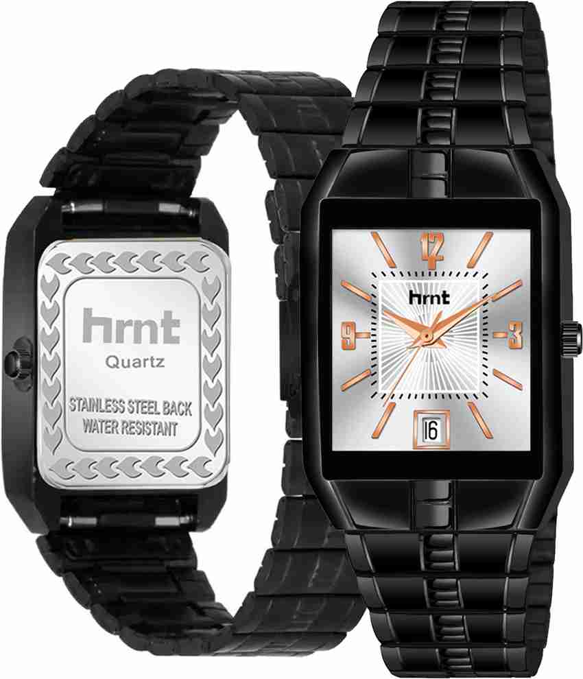 Stainless steel back water resistant watch price deals