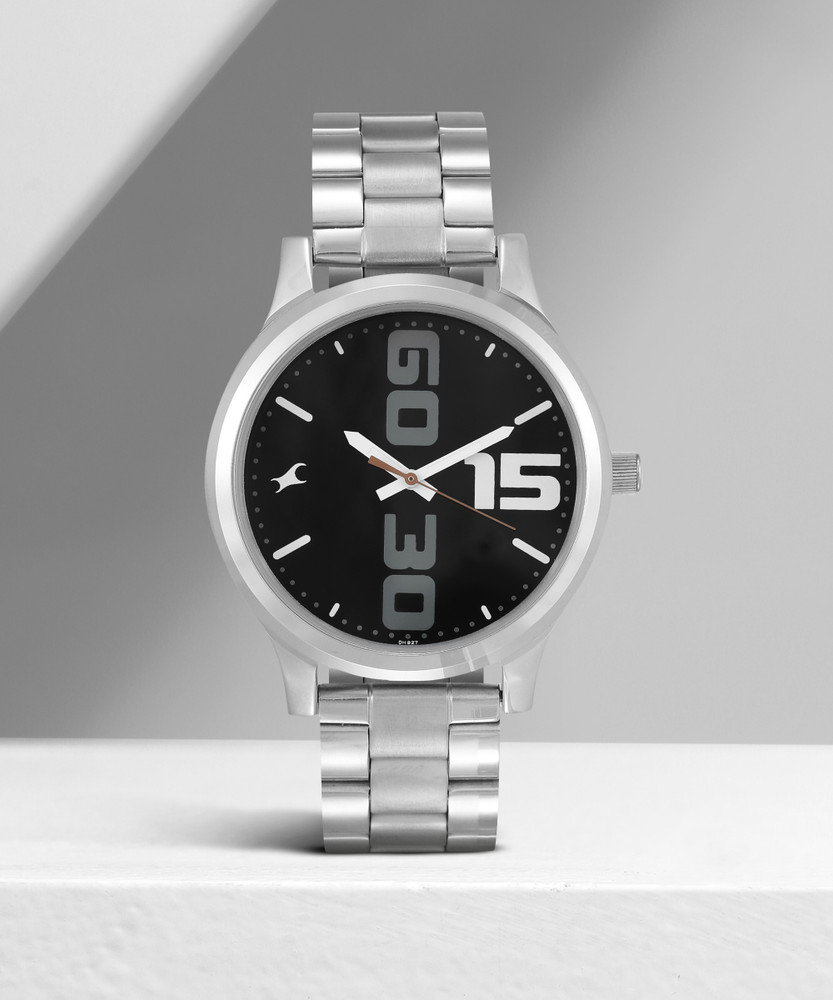 Fastrack NP38051SM04 Bold Font Analog Watch For Men Buy