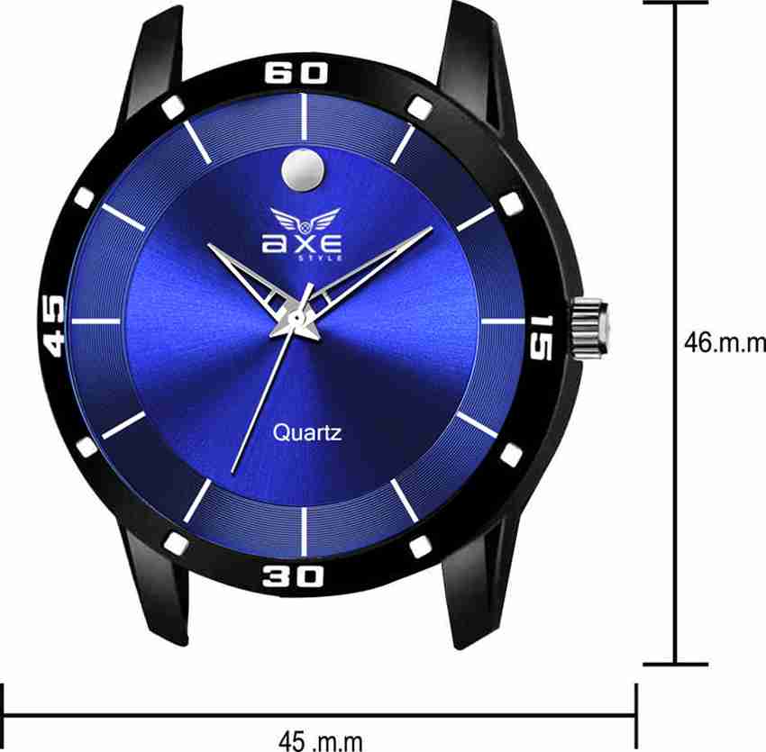 AXE Style Proud Blue Blue Dial Mesh Strap With WaterResistant 6 Month Quartz Warranty Boys Series Analog Watch For Boys Buy AXE Style Proud Blue Blue Dial