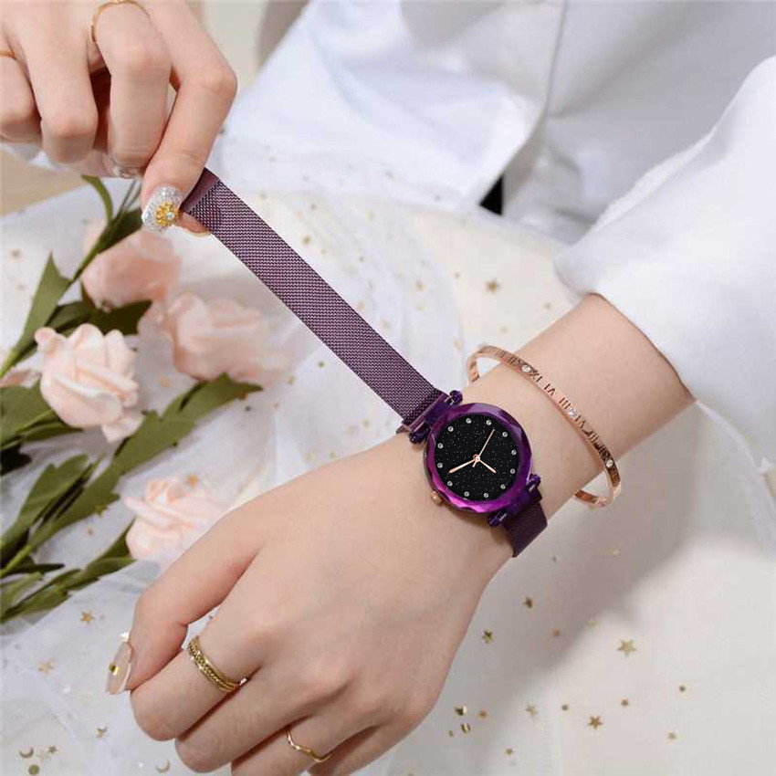 Purple hotsell diamond watch