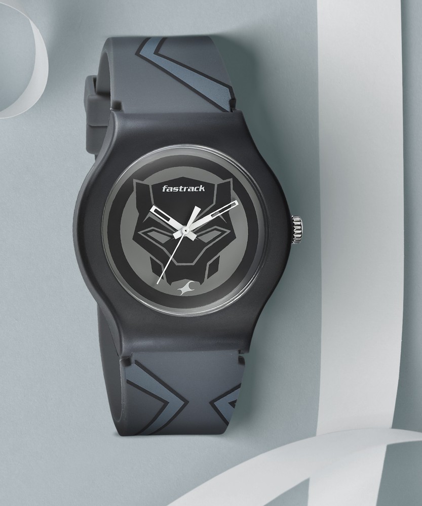 Fastrack black 2024 panther watch