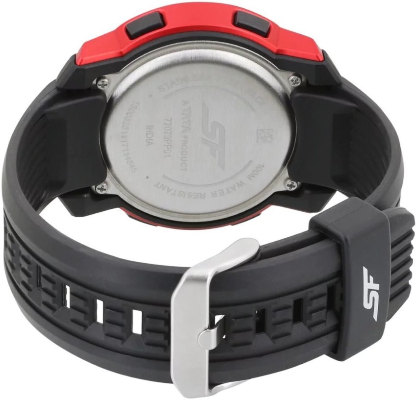 SONATA NM77079PP01W Digital Watch For Men