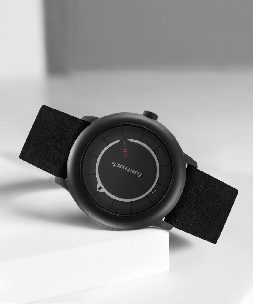 Fastrack black watch online flipkart