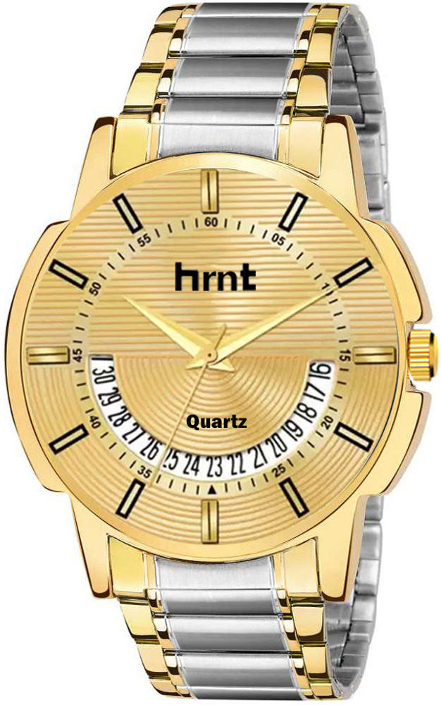 hrnt TT 9182 Branded Brand Company TwoTone Chain Wrist Hands Watch For Mens Boys Analog Watch For Men Buy hrnt TT 9182 Branded Brand Company TwoTone Chain Wrist Hands Watch For Mens Boys Analog