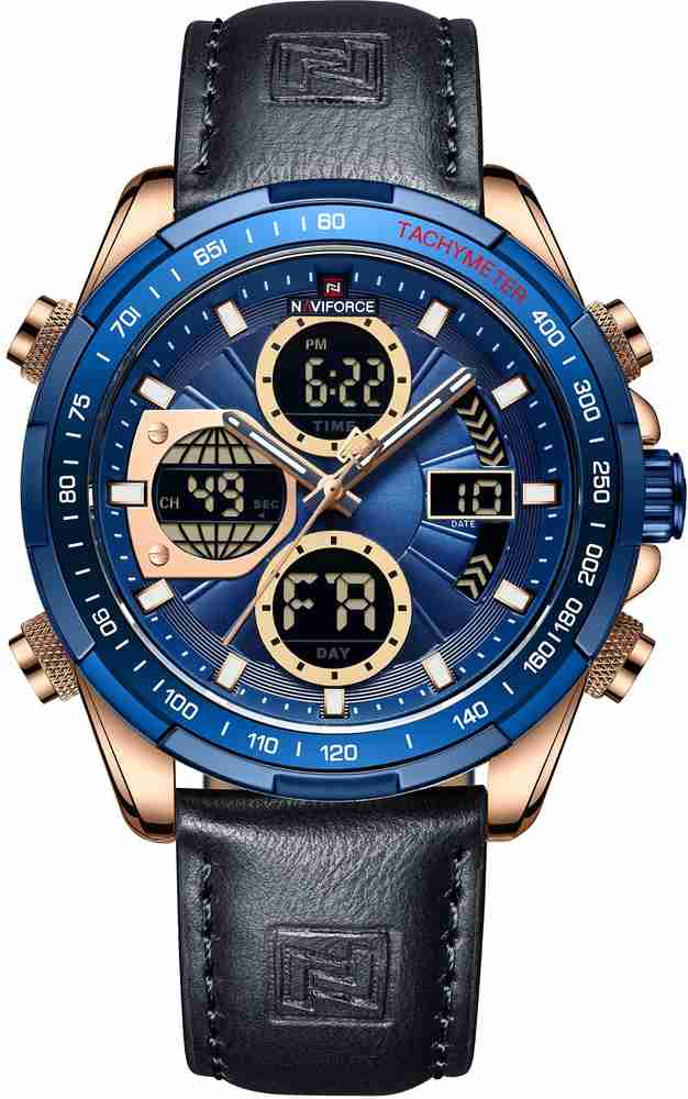NAVIFORCE NF9197L BLUE NF9197L Analog Digital Watch For Men