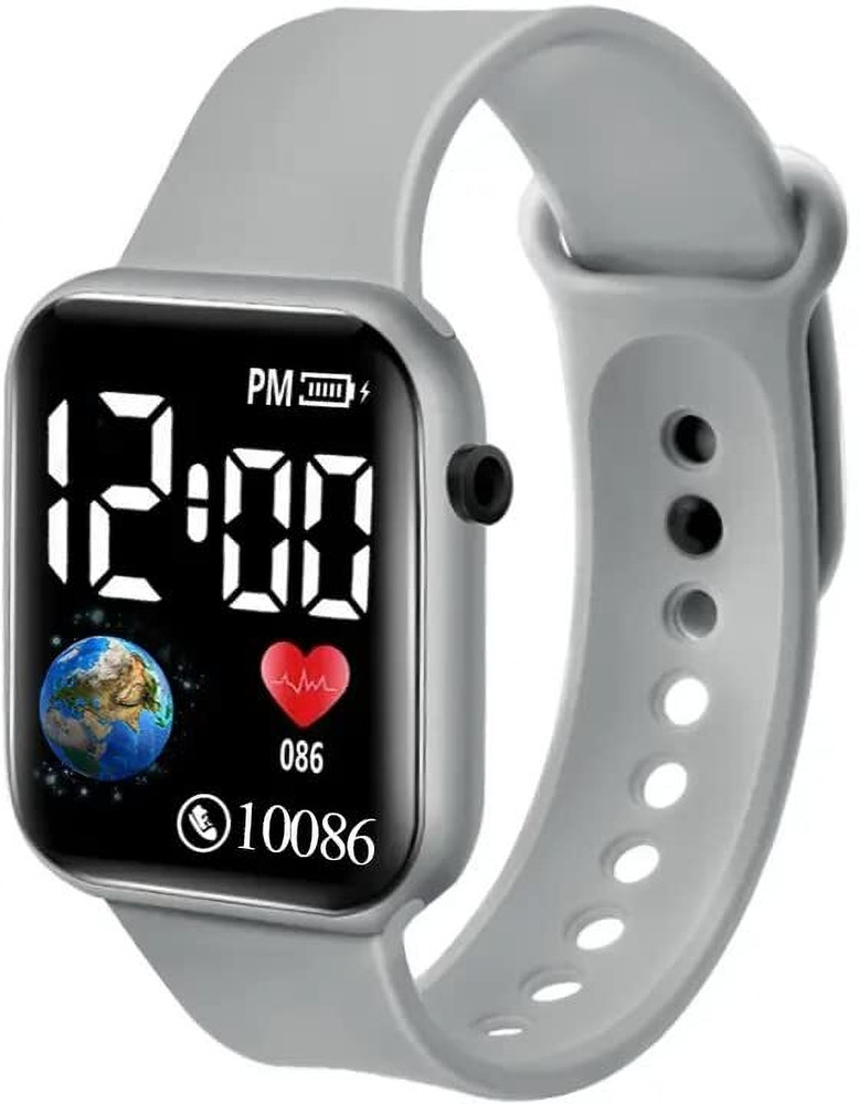 Amigos LED Display Fashionable Digital Watches Waterproof Sports
