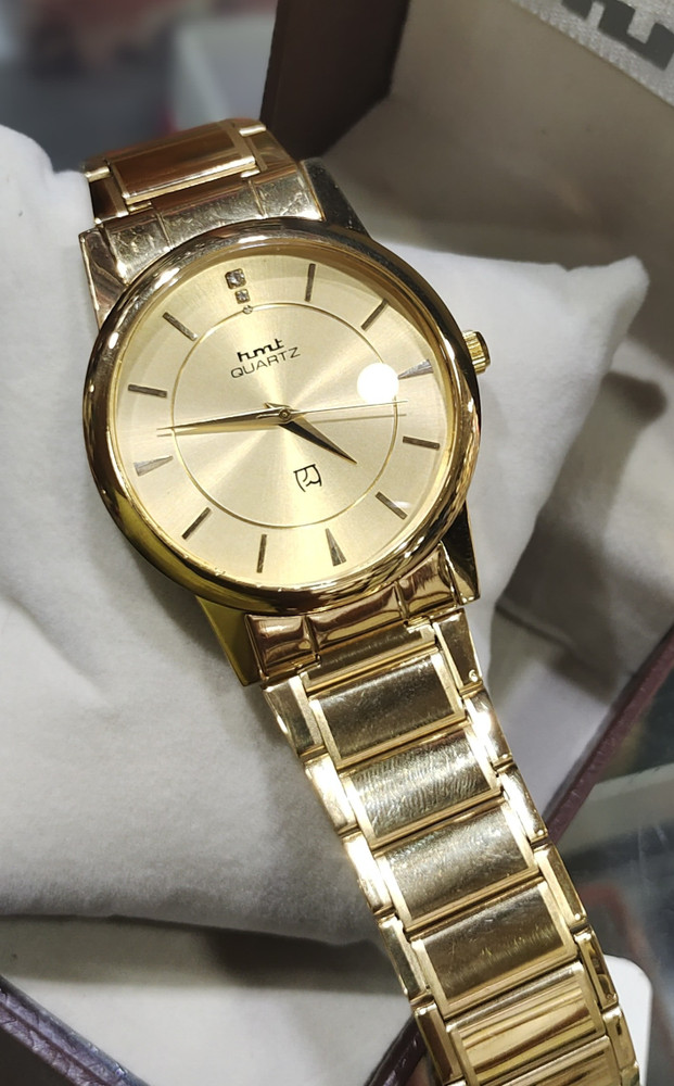 hmt QUARTZ HMT QUARTZ Golden gents watch Analog Watch For Men