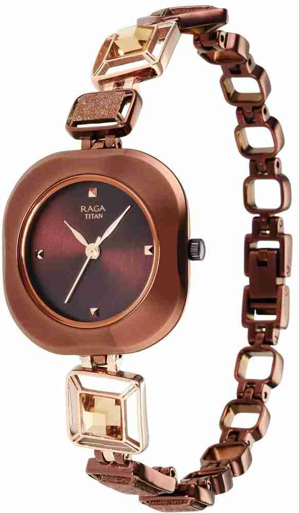 Titan ladies watch with stones top