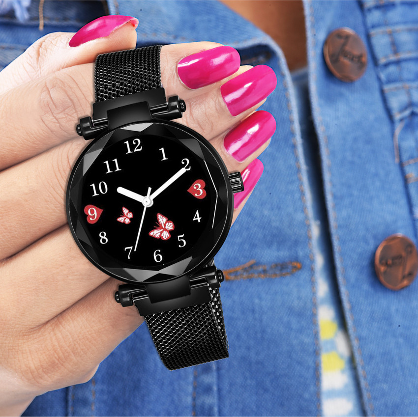 Styledose Titli Butterfly Magnet Black girls watches for women watches stylish branded new model 2023 fashion design Analog Watch For Women Buy Styledose Titli Butterfly Magnet Black girls watches for