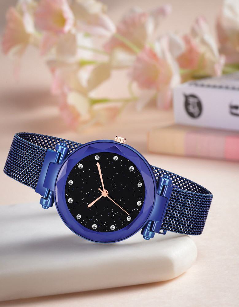 Blue colour ladies 2025 watch